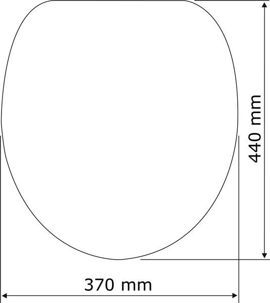 Capac toaleta SANTANA - Duroplast, soft-close, WENKO