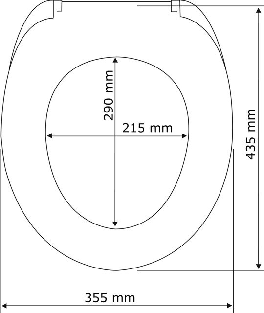 Capac toaleta SANTANA - Duroplast, soft-close, WENKO