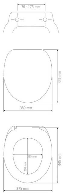 Deska sedesowa CUORE, Duroplast, WENKO