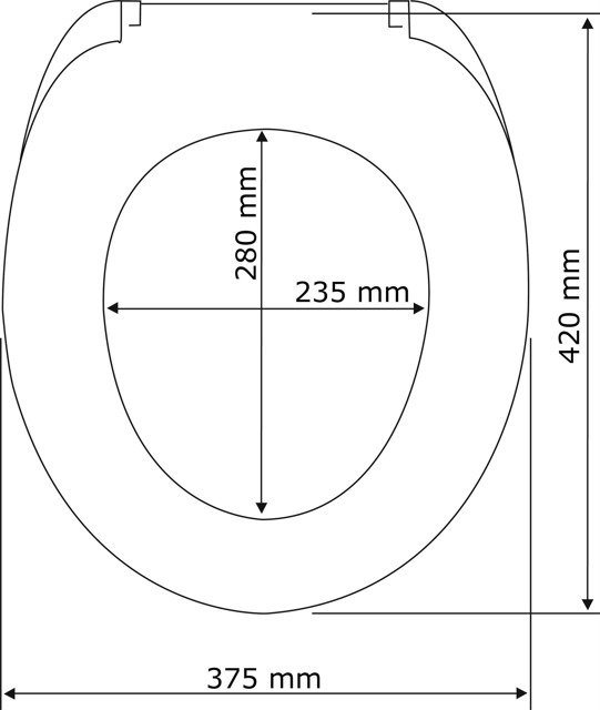 Deska sedesowa KOS Easy Close, Thermoplast, WENKO