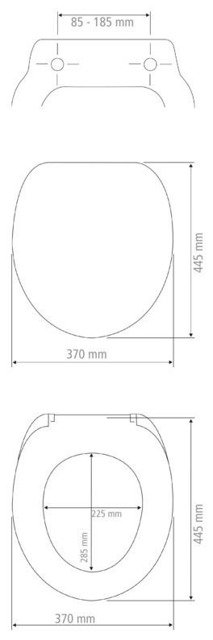 Deska sedesowa Rhombus Easy Close z duroplastu, WENKO