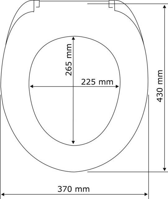 Deska sedesowa z mechanizmem wolnego opadania, MDF, WENKO