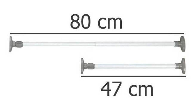 Drążek teleskopowy HERKULES, 47 - 80 cm, WENKO