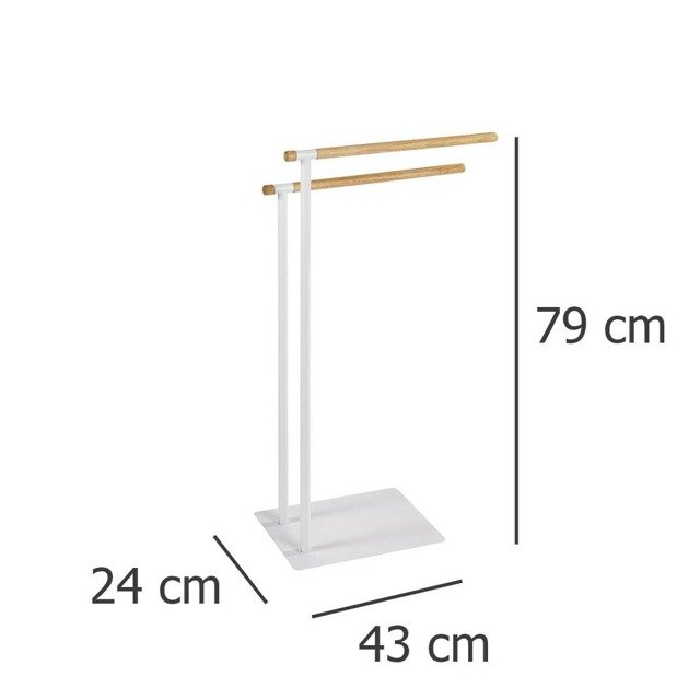 Łazienkowy stojak na ręczniki MACAO - 2 ramienny, WENKO