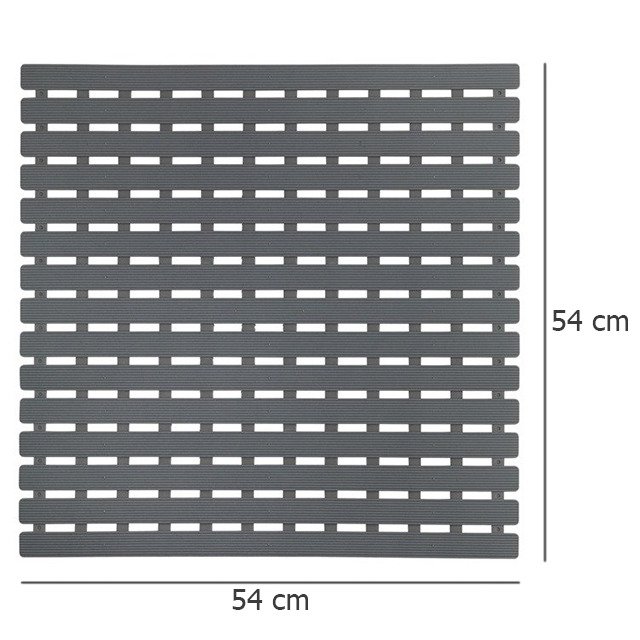 Mata antypoślizgowa pod prysznic lub do wanny, plecionka podłogowa do łazienki - 54 x 54 cm, WENKO
