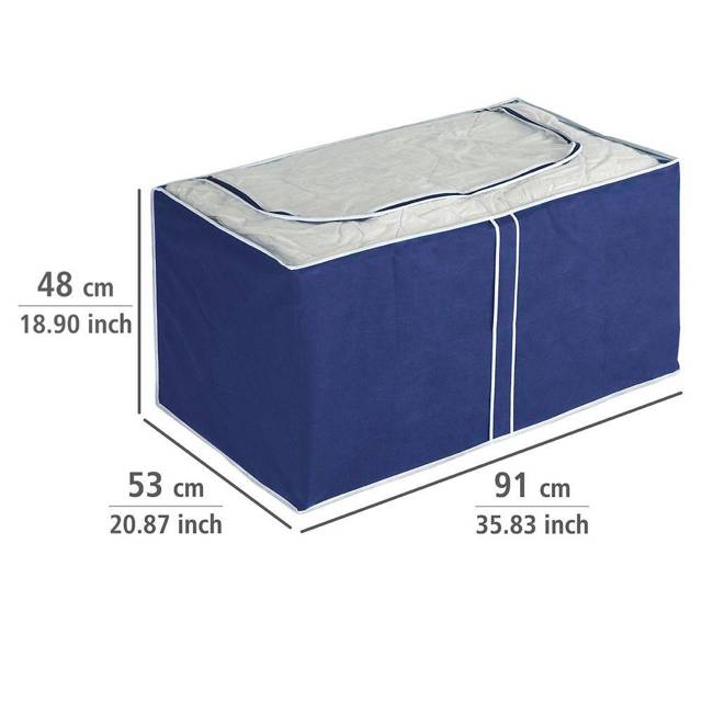 Pokrowiec na pościel, ubrania Jumbobox AIR, 91 x 53 x 48 cm - 2 sztuki w komplecie, WENKO