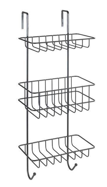 Półka łazienkowa zawieszana na kabinę prysznicową REVIGIO, 3 poziomy, WENKO