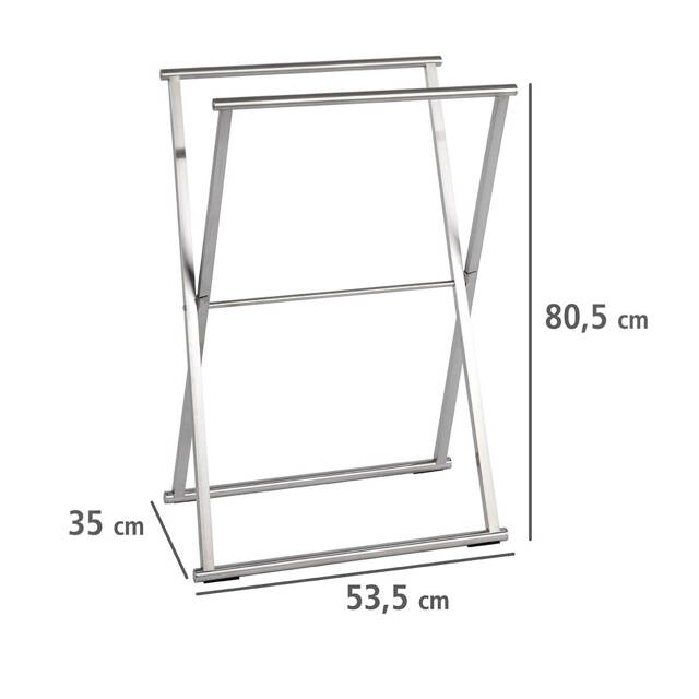Stojak na ręczniki i ubrania, LAVA, stal nierdzewna, WENKO