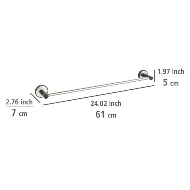 Wieszak łazienkowy UNO UDINE, UV-Loc, 61 cm, WENKO